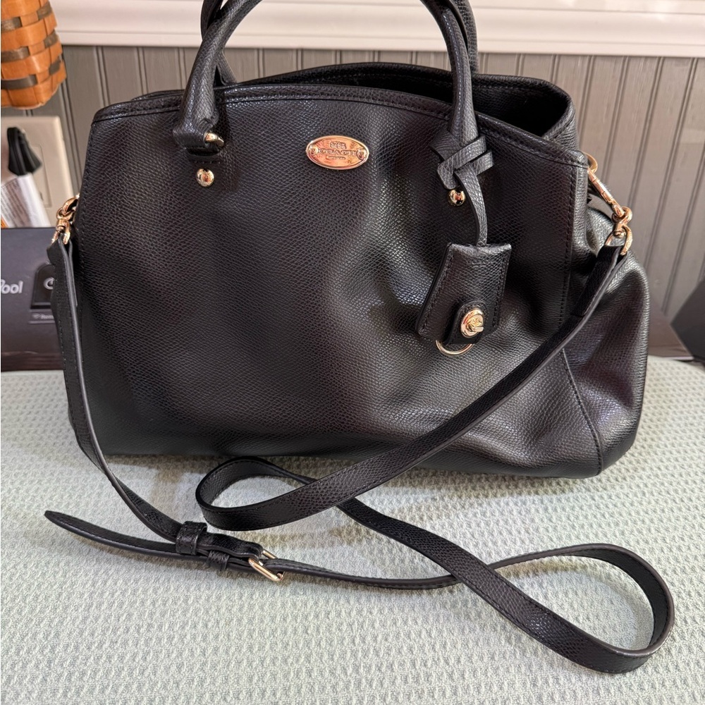 Black Leather Handbag